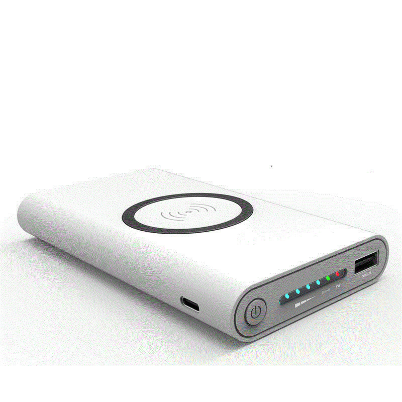 HKM-665747 High-Capacity 10000mAh Portable Power Bank with Multi-USB Output - Compact and Lightweight Design