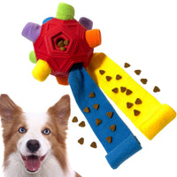 HKM-665811 Durable Bite-Resistant TPR Rubber Toy Ball for Dogs in Multiple Colors