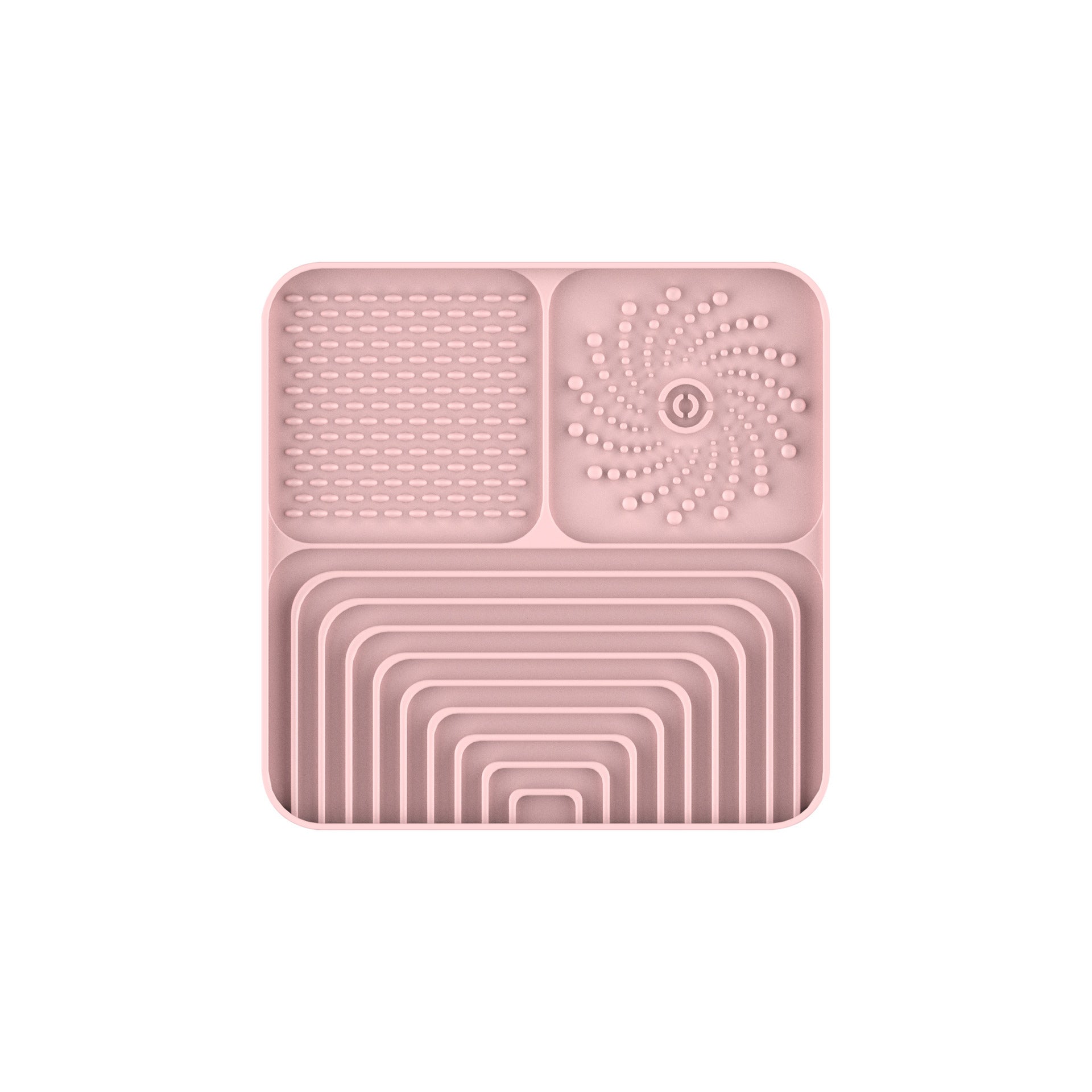 HKM-666131 Slow Food Mat For Dogs And Cats, Anti-choking Pad With Suction Cup, Square, Silicone, For Licking