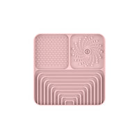 HKM-666131 Slow Food Mat For Dogs And Cats, Anti-choking Pad With Suction Cup, Square, Silicone, For Licking