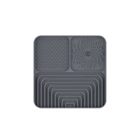 HKM-666131 Slow Food Mat For Dogs And Cats, Anti-choking Pad With Suction Cup, Square, Silicone, For Licking