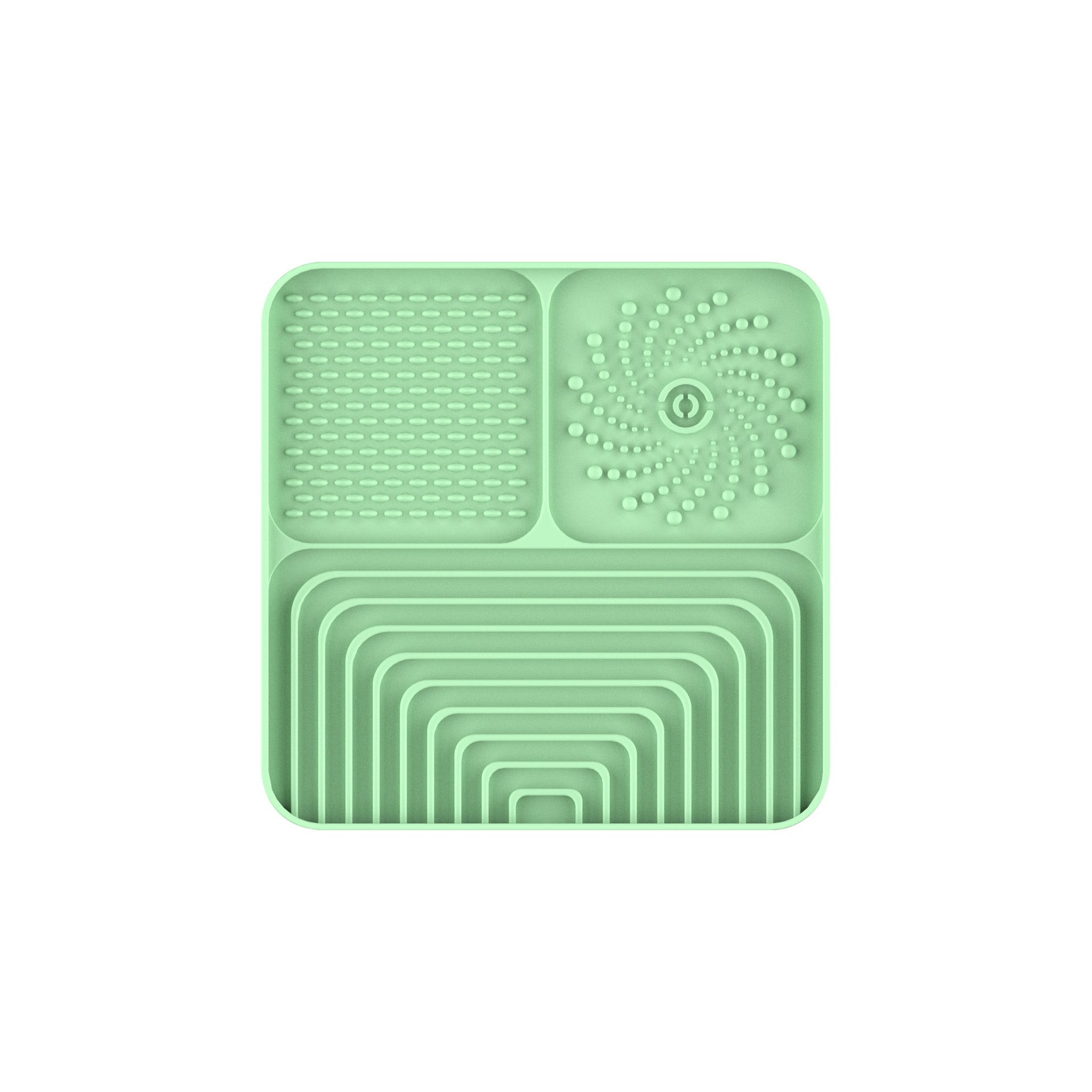 HKM-666131 Slow Food Mat For Dogs And Cats, Anti-choking Pad With Suction Cup, Square, Silicone, For Licking