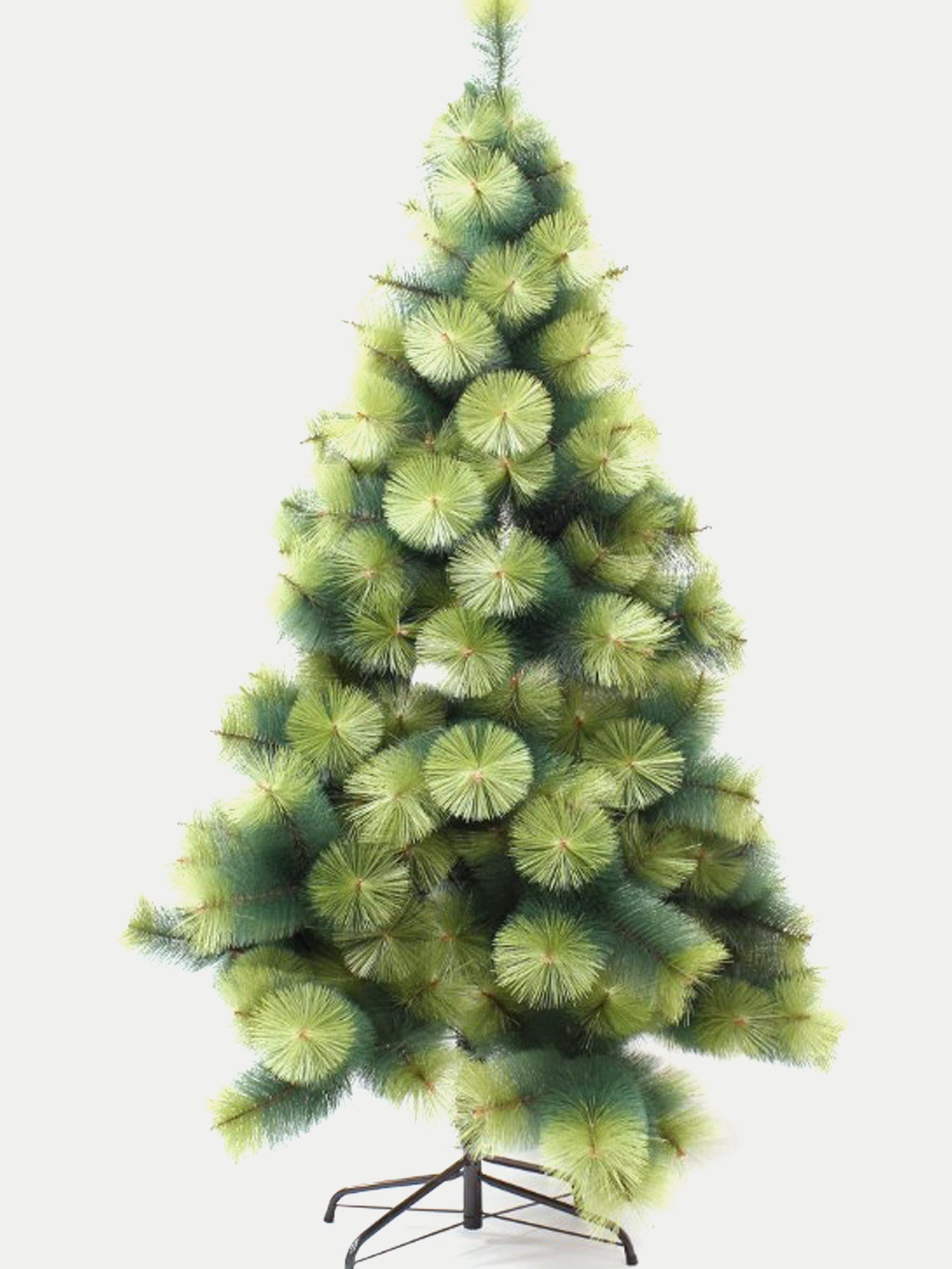 HKM-666323 Slim Pine Needle Christmas Tree - Green, 150CM, 180CM, 210CM - Reusable and Space-Saving Design