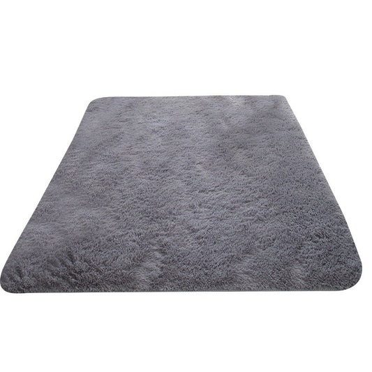 HKM-666323 Soft Velvet Polyester Area Rug for Bedroom and Living Space, Rectangular Design, Multiple Sizes and Colors Available