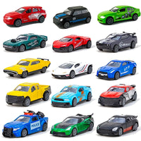 HKM-666771 1:43 Diecast Pull Back Racing Car Model Alloy Sports Vehicle for Kids