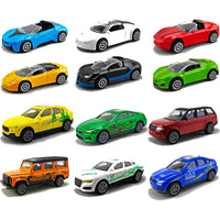HKM-666771 1:43 Diecast Pull Back Racing Car Model Alloy Sports Vehicle for Kids