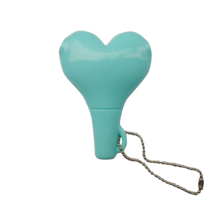 HKM-666899 Dual Output Heart-Shaped Headphone Splitter for 3.5mm Devices
