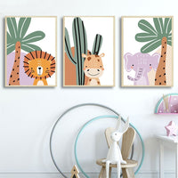 HKM-667347 Modern Canvas Decorative Painting for Living Room – Frameless Design with White Edge