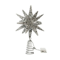 HKM-667475 Silver & Gold Explosion Star Bead Necklace Decorative Lighting for Christmas Trees