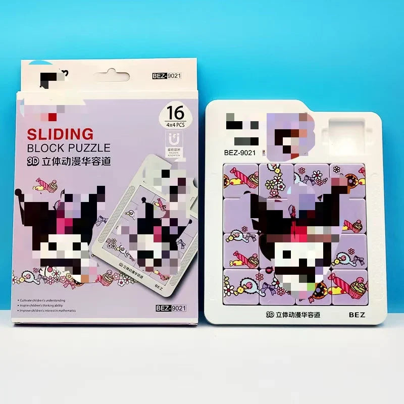 HKM-667667 Cute Anime Sliding Block Puzzle for Kids - Logic & Thinking Development Toy