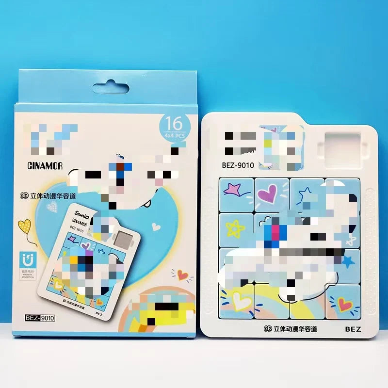 HKM-667667 Cute Anime Sliding Block Puzzle for Kids - Logic & Thinking Development Toy