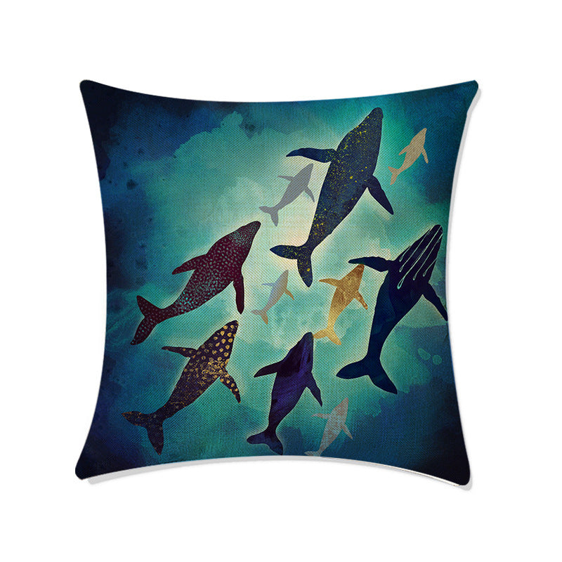 HKM-667795 Geometric Abstract Polyester Sofa Pillow Case - Nordic Style 45x45cm