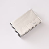 HKM-667987 Portable Double-Sided Thermal Emergency Blanket - Silver/Gold Survival Gear