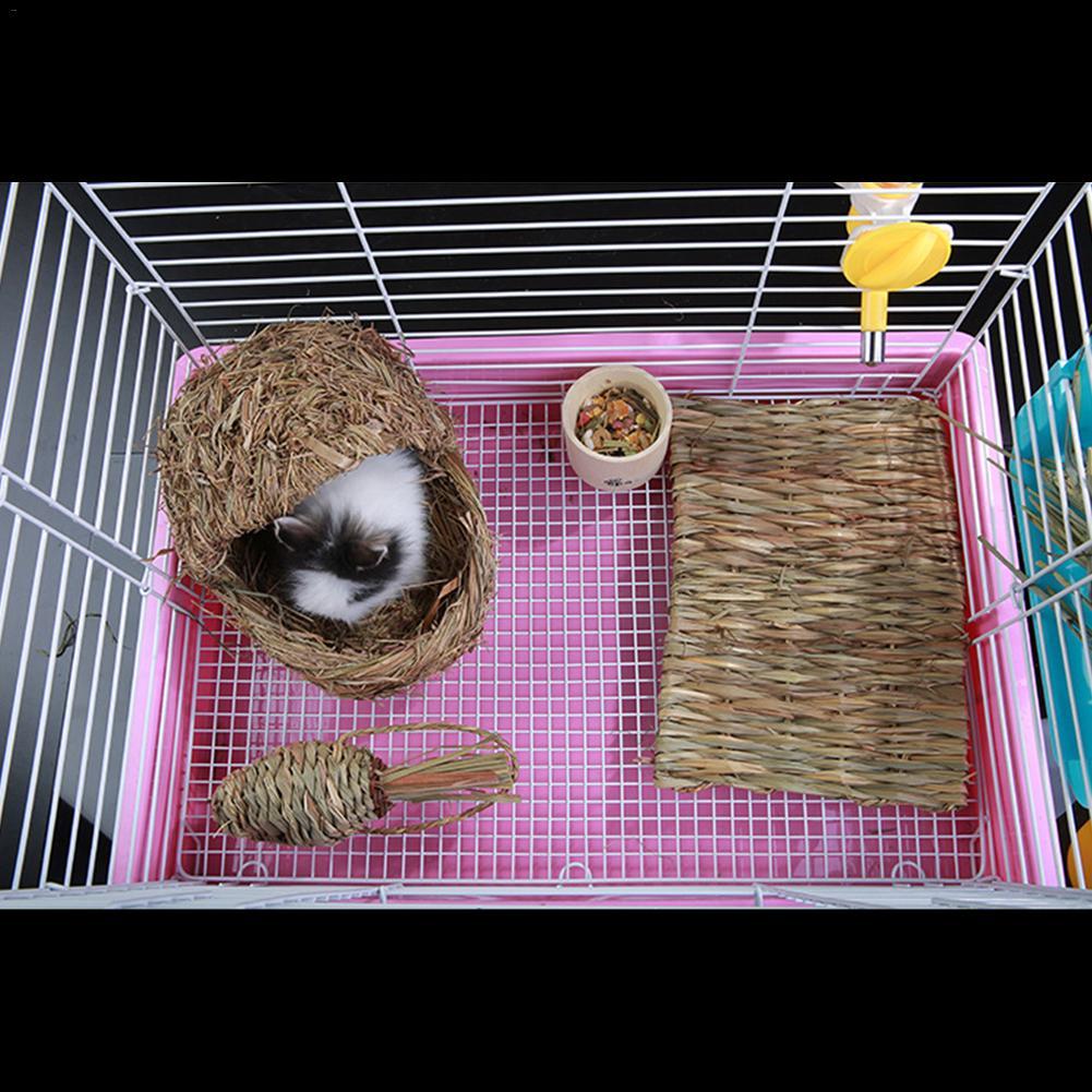 HKM-668115 Natural Grass Molar Toy for Small Pets – Rabbit, Guinea Pig, and Chinchilla Teether