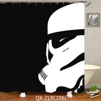 HKM-668371 Waterproof 3D Digital Printing Shower Curtain - 180x180cm Polyester Design