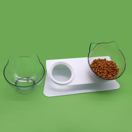 HKM-668435 Kitten Bowl Pet Cervical Support Feeding Food Basin