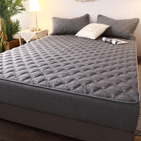 HKM-668499 Thin Cotton and Polyester Fiber Mattress Pad for Double Bed Home Use