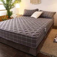 HKM-668499 Thin Cotton and Polyester Fiber Mattress Pad for Double Bed Home Use