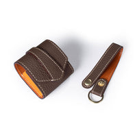 HKM-668691 Leather Anti-Lost Case for Bluetooth Earphones - Compatible with Apple Models
