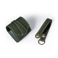 HKM-668691 Leather Anti-Lost Case for Bluetooth Earphones - Compatible with Apple Models