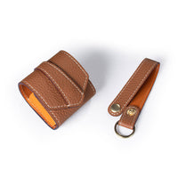 HKM-668691 Leather Anti-Lost Case for Bluetooth Earphones - Compatible with Apple Models