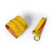 HKM-668691 Leather Anti-Lost Case for Bluetooth Earphones - Compatible with Apple Models