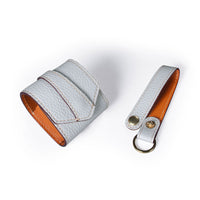 HKM-668691 Leather Anti-Lost Case for Bluetooth Earphones - Compatible with Apple Models