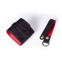 HKM-668691 Leather Anti-Lost Case for Bluetooth Earphones - Compatible with Apple Models
