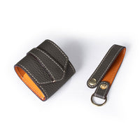 HKM-668691 Leather Anti-Lost Case for Bluetooth Earphones - Compatible with Apple Models