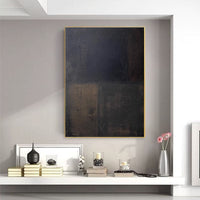 HKM-668755 Handmade Abstract Oil Painting on Canvas for Living Room and Home Decor - Rolled Unstretched Art