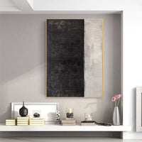 HKM-668755 Handmade Abstract Oil Painting on Canvas for Living Room and Home Decor - Rolled Unstretched Art