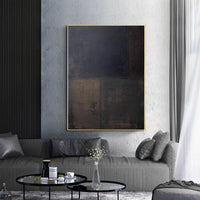 HKM-668755 Handmade Abstract Oil Painting on Canvas for Living Room and Home Decor - Rolled Unstretched Art