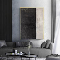 HKM-668755 Handmade Abstract Oil Painting on Canvas for Living Room and Home Decor - Rolled Unstretched Art