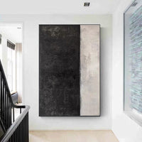 HKM-668755 Handmade Abstract Oil Painting on Canvas for Living Room and Home Decor - Rolled Unstretched Art