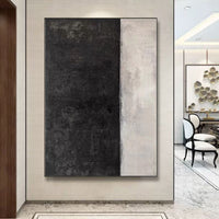 HKM-668755 Handmade Abstract Oil Painting on Canvas for Living Room and Home Decor - Rolled Unstretched Art