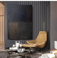HKM-668755 Handmade Abstract Oil Painting on Canvas for Living Room and Home Decor - Rolled Unstretched Art
