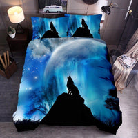 HKM-668819 Wolf 3D Digital Print Bedding Set in Soft Chemical Fiber - Various Sizes Available