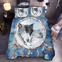 HKM-668819 Wolf 3D Digital Print Bedding Set in Soft Chemical Fiber - Various Sizes Available