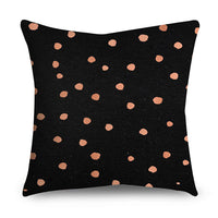 HKM-668947 Rose Gold Geometric Abstract Polyester Pillow Cover - Modern 45x45cm Cushion Case