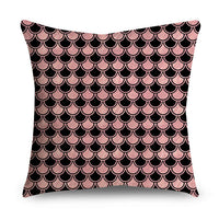 HKM-668947 Rose Gold Geometric Abstract Polyester Pillow Cover - Modern 45x45cm Cushion Case