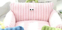 HKM-668947 Striped Pet Sofa Nest for Small Dogs - Available in Blue, Warm Yellow, Pink, and Grass Green
