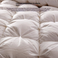HKM-669139 Twisted Cotton Goose Down Duvet Insert for Cozy Autumn and Winter Warmth