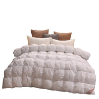 HKM-669139 Twisted Cotton Goose Down Duvet Insert for Cozy Autumn and Winter Warmth