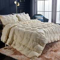 HKM-669139 Twisted Cotton Goose Down Duvet Insert for Cozy Autumn and Winter Warmth