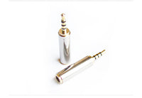 HKM-669203 2.5mm Male to 3.5mm Female Headset Adapter for Mobile Phones