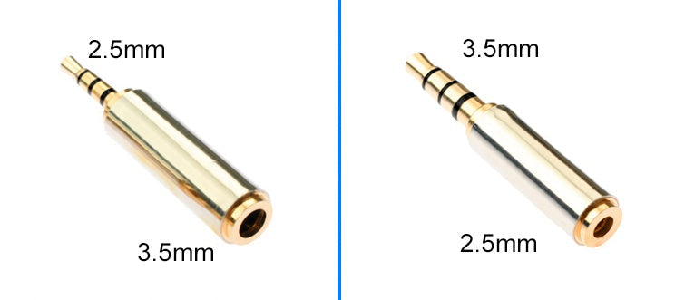 HKM-669203 2.5mm Male to 3.5mm Female Headset Adapter for Mobile Phones