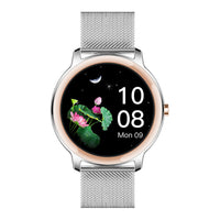 HKM-669331 Customizable Smart Watch with Heart Rate Monitor, 1.1 inch TFT Screen, Silicone Wristband, Magnetic Charging, Waterproof