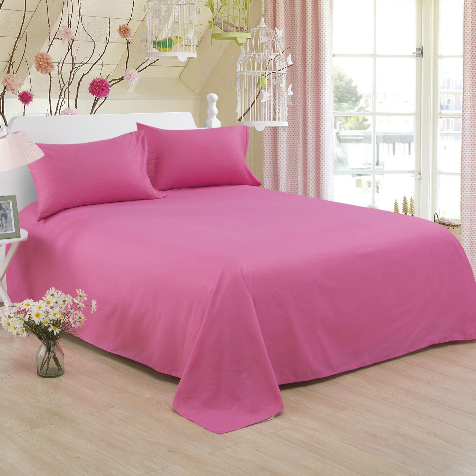 KTX-669587 Polyester Cotton Extra Bed Sheets in Various Colors and Sizes
