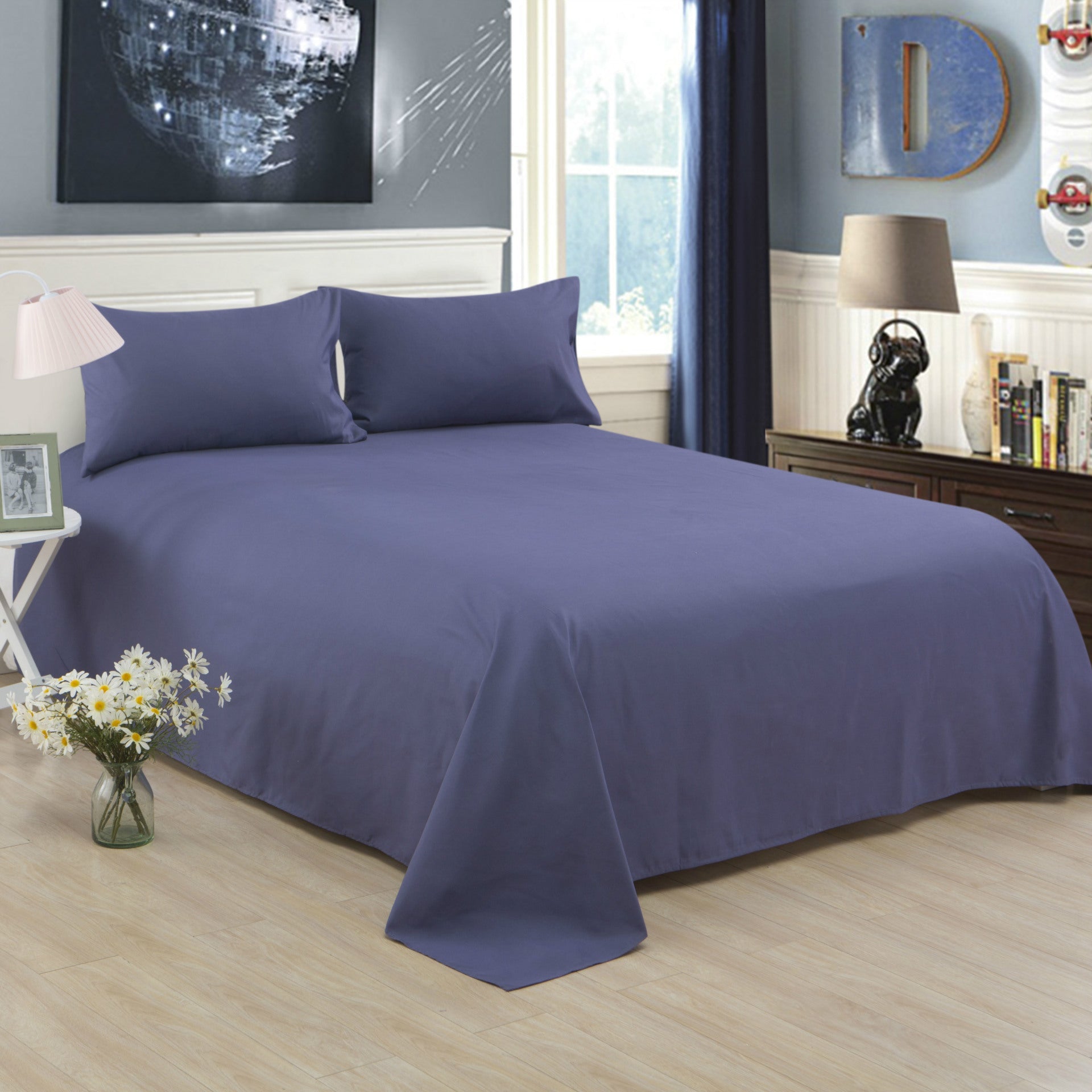 KTX-669587 Polyester Cotton Extra Bed Sheets in Various Colors and Sizes