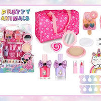 HKM-669779 Kids Pretend Play Makeup Set with Nail Polish for Girls, Ages 2-13